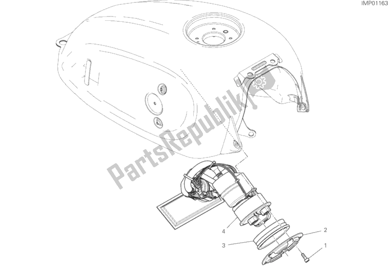 Toutes les pièces pour le Pompe à Essence du Ducati Scrambler Desert Sled Thailand 803 2020